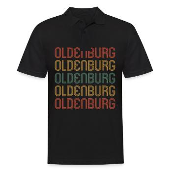 Oldenburgerin Oldenburger Oldenburg - Männer Poloshirt - Schwarz - Vorne - Kai (181cm)