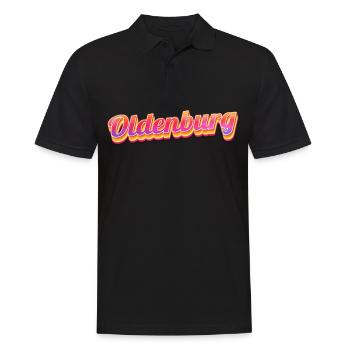 Oldenburgerin Oldenburger Oldenburg - Männer Poloshirt - Schwarz - Vorne - Kai (181cm)