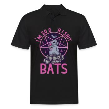 Satan Belzébuth Diable Gothique Pentagramme Mystique - Polo Homme - noir - Devant - Kai (181cm)