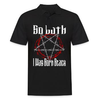 Satan Belzébuth Diable Gothique Pentagramme Mystique - Polo Homme - noir - Devant - Kai (181cm)