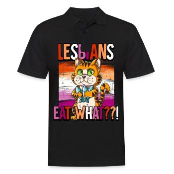 Pride LGBTQ Christopher Street Day Kostüm Pride - Männer Poloshirt - Schwarz - Vorne - Kai (181cm)