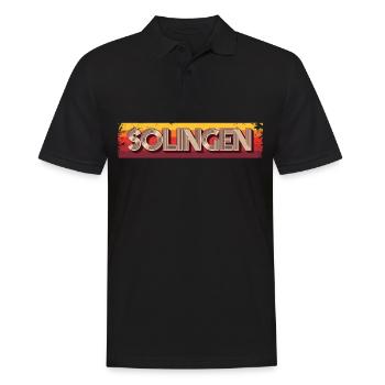 Solingerin Solinger Solingen - Men's Polo Shirt - black - Front - Kai (181cm)