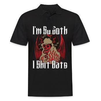 Satan Belzébuth Diable Gothique Pentagramme Mystique - Polo Homme - noir - Devant - Kai (181cm)