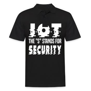 Internet Des Objets IOT Programmeur Admin IT - Polo Homme - noir - Devant - Kai (181cm)