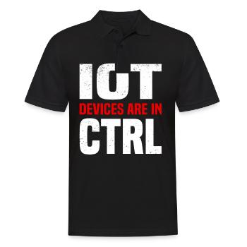 Internet Of Things IOT Programmer Admin IT - Men's Polo Shirt - black - Front - Kai (181cm)