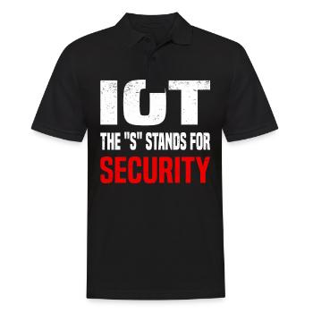 Internet Des Objets IOT Programmeur Admin IT - Polo Homme - noir - Devant - Kai (181cm)