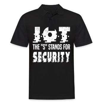 Internet Of Things IOT Programmierer Admin IT - Männer Poloshirt - Schwarz - Vorne - Kai (181cm)