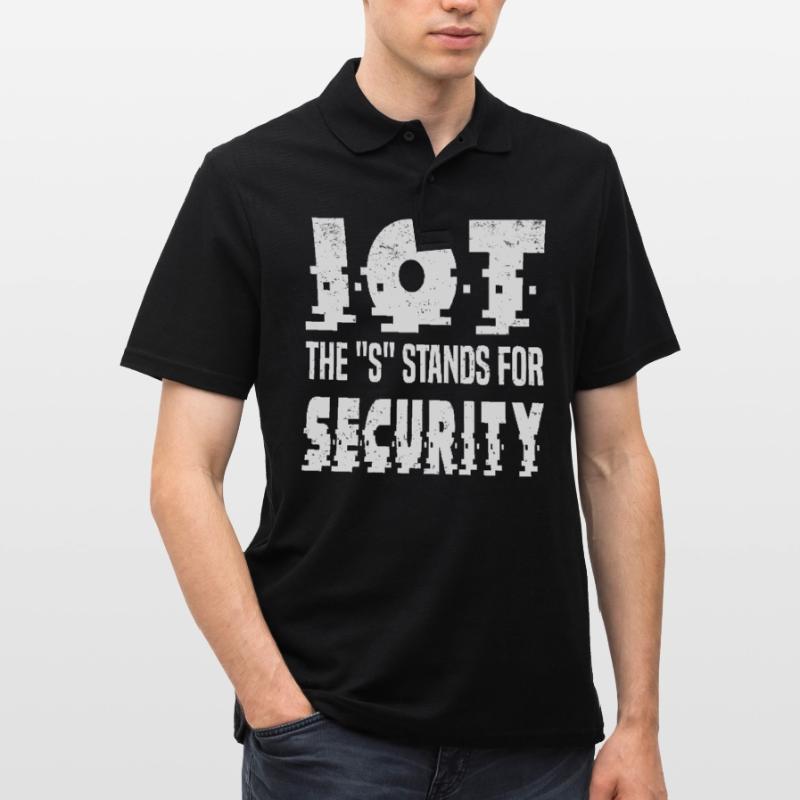 Internet Of Things IOT Programmierer Admin IT Männer Poloshirt
