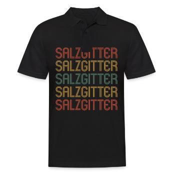 Salzgittererin Salzgitterer Salzgitter - Männer Poloshirt - Schwarz - Vorne - Kai (181cm)
