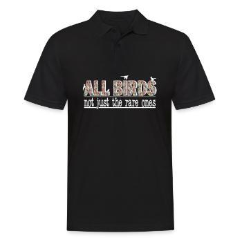Bird-Watching for All: Embrace Every Avian Species - Männer Poloshirt - Schwarz - Vorne - Kai (181cm)
