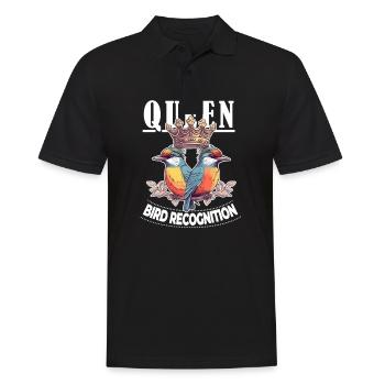 Queen of Bird Recognition for the Best Bird - Männer Poloshirt - Schwarz - Vorne - Kai (181cm)