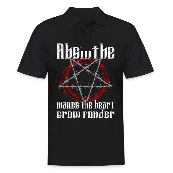 Satan Beelzebub Teufel Gothic Pentagram Mystisch - Männer Poloshirt - Schwarz - Vorne - Kai (181cm)