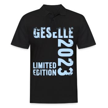 Geselle Gesellenprüfung bestanden Gesellen - Männer Poloshirt - Schwarz - Vorne - Kai (181cm)