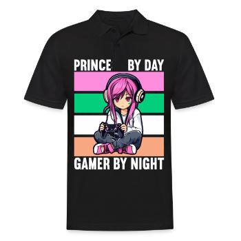Gaming Console PC Gamer Girl Gamer Girl - Men's Polo Shirt - black - Front - Kai (181cm)