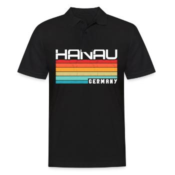 Hanauerin Hanauer Hanau - Men's Polo Shirt - black - Front - Kai (181cm)