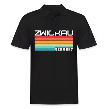 Zwickau Zwickauerin Zwickauer Stadt Zwickau - Polo Homme - noir - Devant - Kai (181cm)