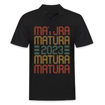 Matura Jeunes Filles Femmes et Hommes Matura 2023 - Polo Homme - noir - Devant - Kai (181cm)