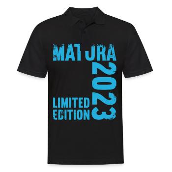 Matura Young Girls Women and Men Matura 2023 - Men's Polo Shirt - black - Front - Kai (181cm)