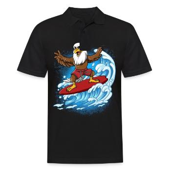 Surfeurs de vagues Surfeurs Surfeurs - Polo Homme - noir - Devant - Kai (181cm)