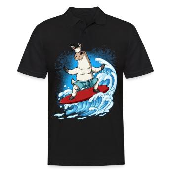 Surfeurs de vagues Surfeurs Surfeurs - Polo Homme - noir - Devant - Kai (181cm)
