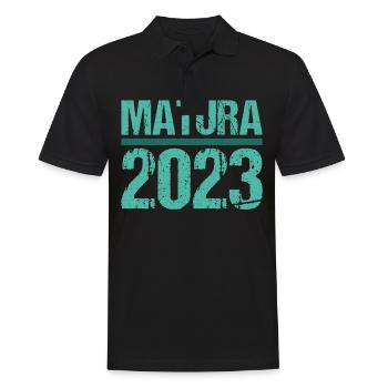Matura Young Girls Women and Men Matura 2023 - Men's Polo Shirt - black - Front - Kai (181cm)