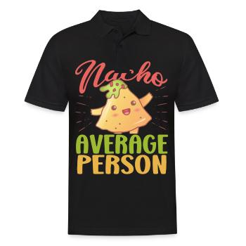 Nacho Salsa Dip Mexikanisch Mexiko Latino - Männer Poloshirt - Schwarz - Vorne - Kai (181cm)