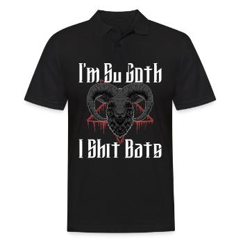 Satan Belzébuth Diable Gothique Pentagramme Mystique - Polo Homme - noir - Devant - Kai (181cm)