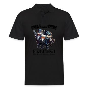 Orca Sinking Boats Orca-nized Crime Unleashed Safe - Männer Poloshirt - Schwarz - Vorne - Kai (181cm)