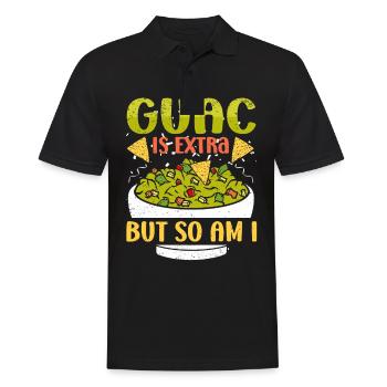 Avocat Guacamole Mexique Mexique Latino - Polo Homme - noir - Devant - Kai (181cm)