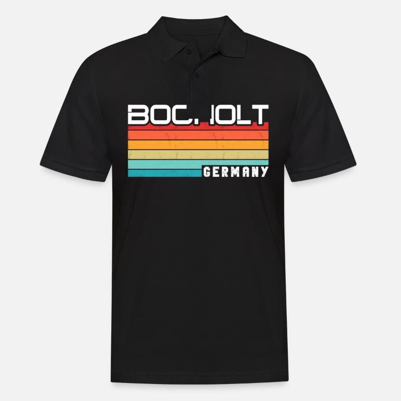Bocholterin Bocholter Bocholt - Männer Poloshirt - Schwarz