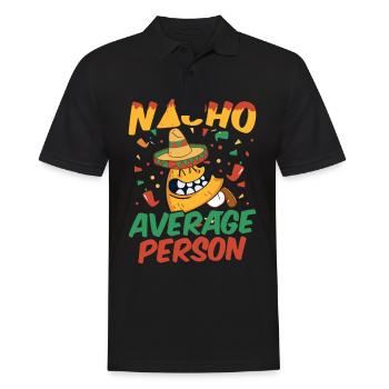Nacho Salsa Dip Mexikanisch Mexiko Latino - Männer Poloshirt - Schwarz - Vorne - Kai (181cm)