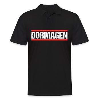 Dormagenerin Dormagener Dormagen - Männer Poloshirt - Schwarz - Vorne - Kai (181cm)