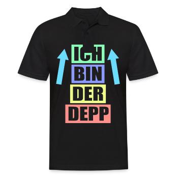 Junggesellenabschied Poltern Polterabend JGA - Männer Poloshirt - Schwarz - Vorne - Kai (181cm)