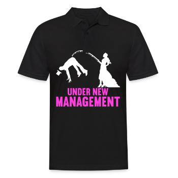 Enterrement de vie de garçon grondant enterrement de vie de garçon - Polo Homme - noir - Devant - Kai (181cm)