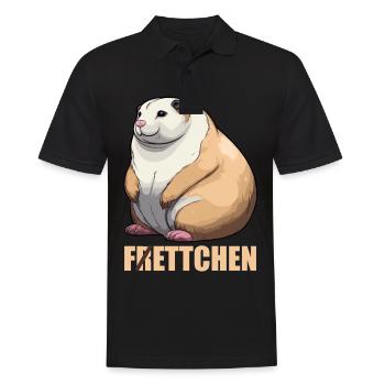 Fat ferret - Men's Polo Shirt - black - Front - Kai (181cm)