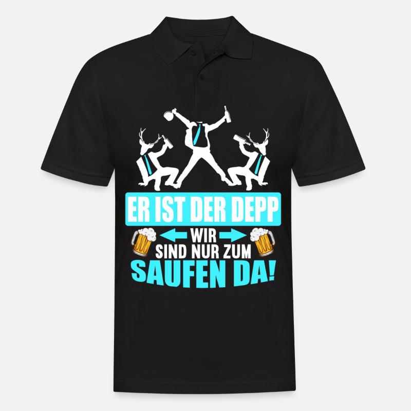 Junggesellenabschied Poltern Polterabend JGA - Männer Poloshirt - Schwarz