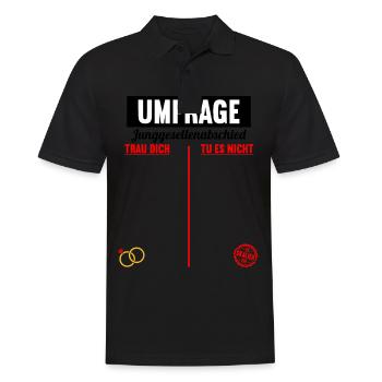 Junggesellenabschied Polterabend JGA Männer - Männer Poloshirt - Schwarz - Vorne - Kai (181cm)