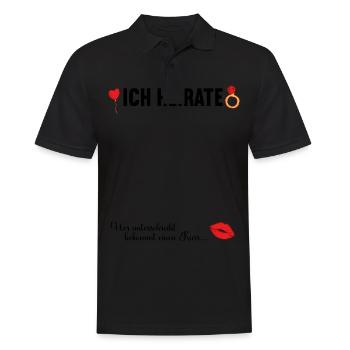 Junggesellenabschied Polterabend JGA Männer - Männer Poloshirt - Schwarz - Vorne - Kai (181cm)