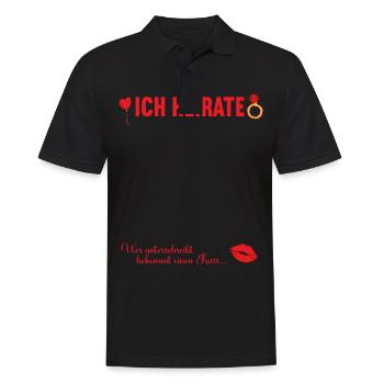 Junggesellenabschied Polterabend JGA Männer - Männer Poloshirt - Schwarz - Vorne - Kai (181cm)