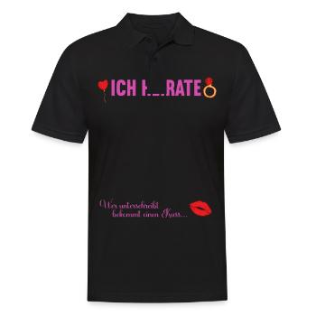 Junggesellenabschied Polterabend JGA Männer - Männer Poloshirt - Schwarz - Vorne - Kai (181cm)