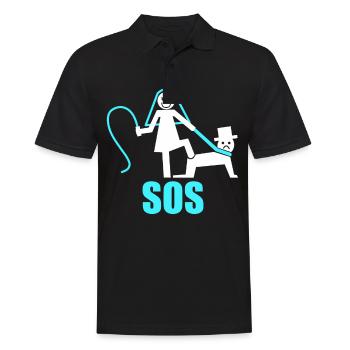Junggesellenabschied Polterabend JGA Männer - Männer Poloshirt - Schwarz - Vorne - Kai (181cm)