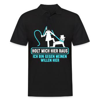 Junggesellenabschied Polterabend JGA Männer - Männer Poloshirt - Schwarz - Vorne - Kai (181cm)