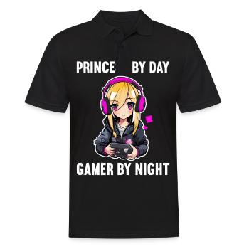 Gaming Console PC Gamer Girl Gamer Girl - Men's Polo Shirt - black - Front - Kai (181cm)