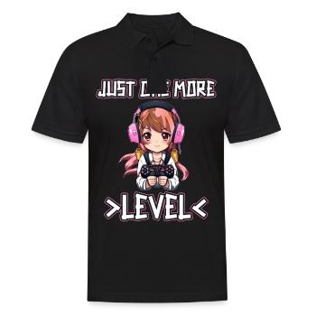 Gaming Console PC Gamer Girl Gamer Girl - Men's Polo Shirt - black - Front - Kai (181cm)