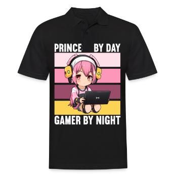 Gaming Console PC Gamer Girl Gamer Girl - Men's Polo Shirt - black - Front - Kai (181cm)