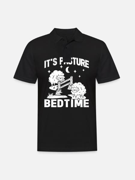 Farmer Farmer Lamb Farmer Sleep Country Egg Sheep - Men's Polo Shirt - black