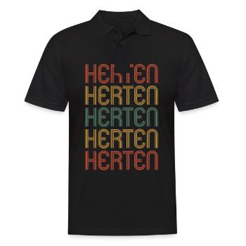 Hertenerin Hertener Herten - Polo Homme - noir - Devant - Kai (181cm)
