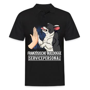 Bouledogue français - Polo Homme - noir - Devant - Kai (181cm)