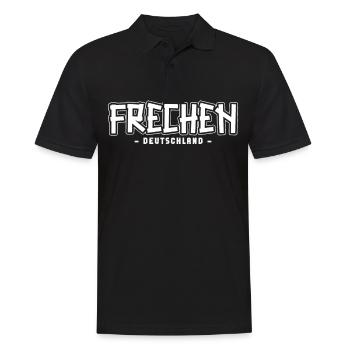 Frechenerin Frechener Frechen - Men's Polo Shirt - black - Front - Kai (181cm)