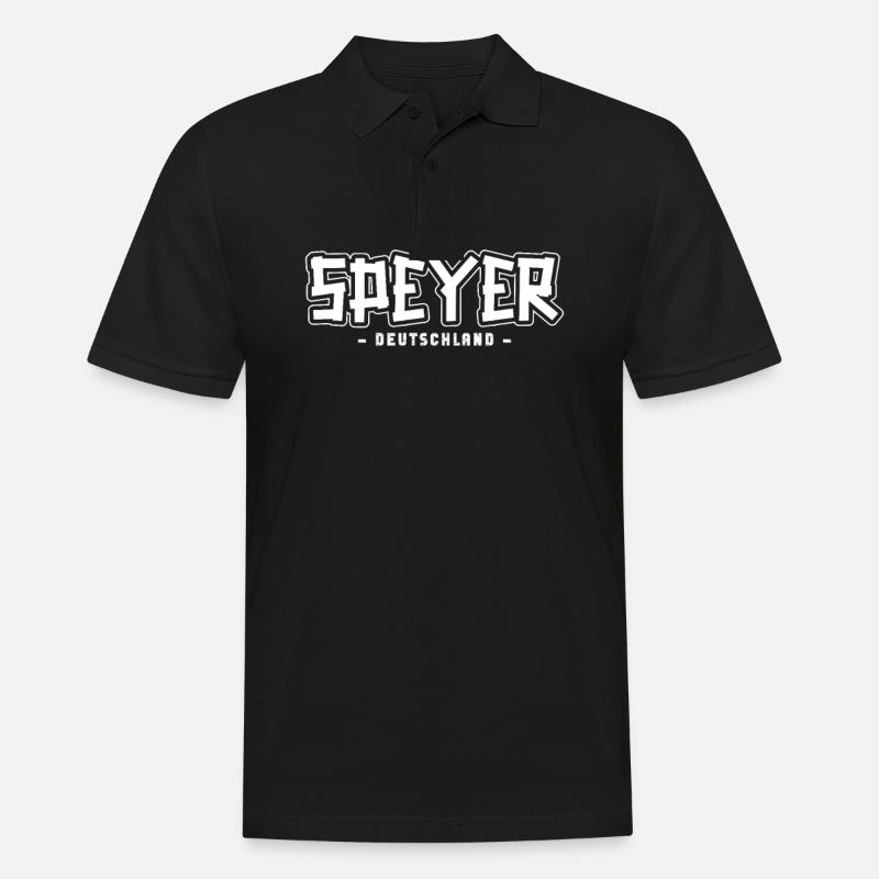Speyererin Speyerer Speyer - Männer Poloshirt - Schwarz